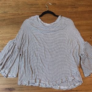 Caslon striped top